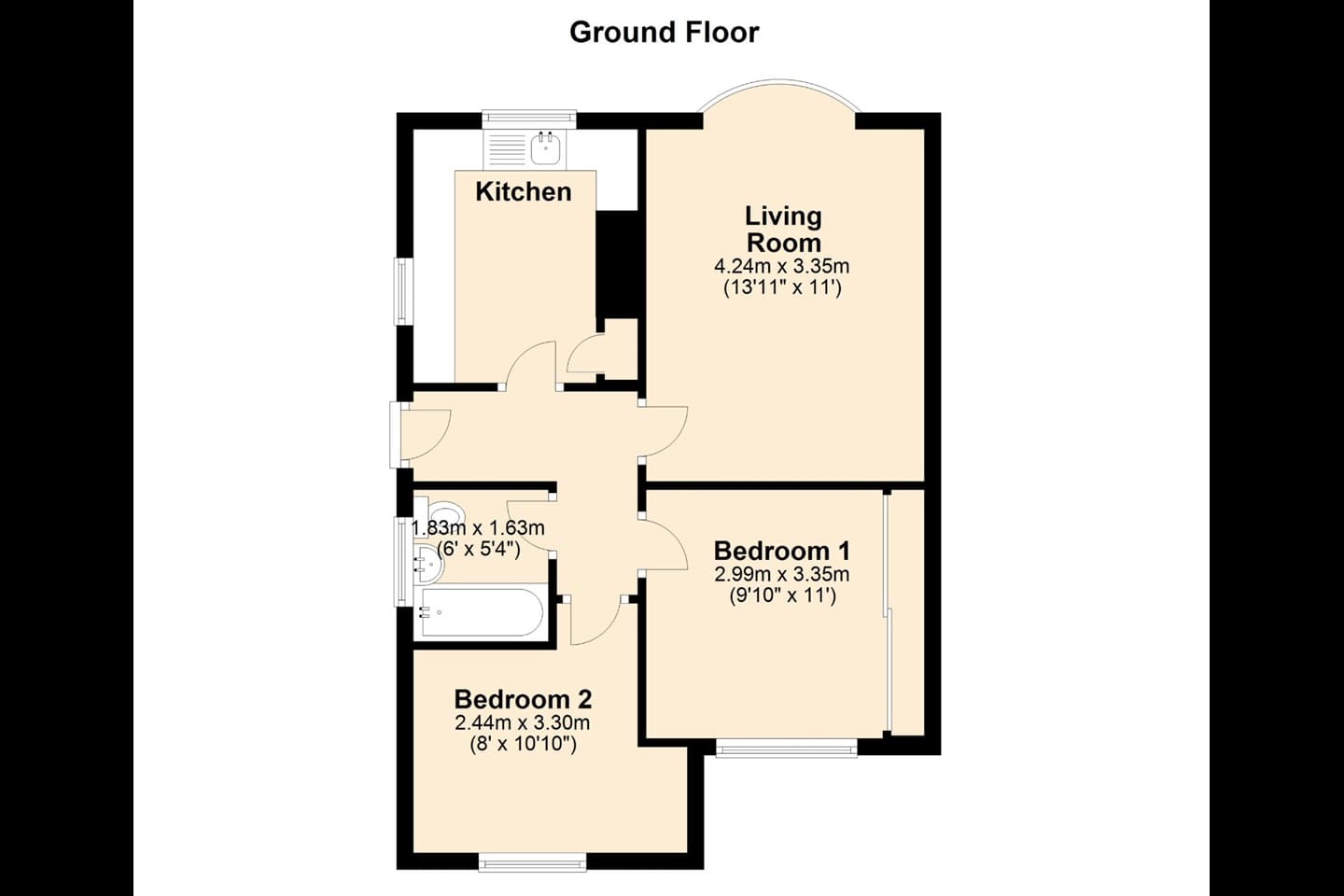 2 Bed Bungalow — Cleckheaton thumbnail 18